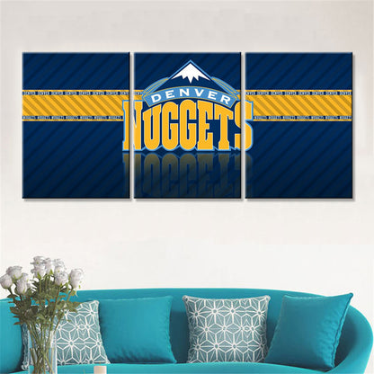 Basketball Wall Art - BK5029 - Denver Nuggets - Basketball Poster - Basketball Canvas