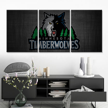 Basketball Wall Art - BK5035 - Minnesota Timberwolves - Basketball Poster - Basketball Canvas