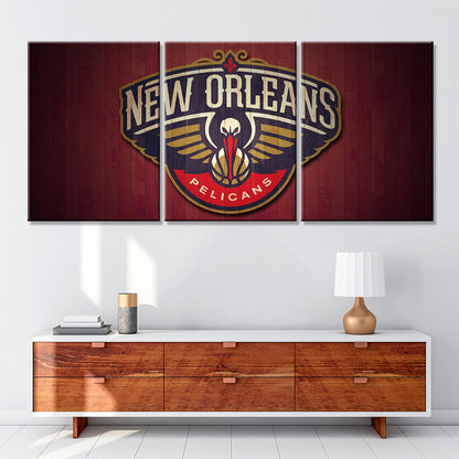 Basketball Wall Art - BK5036 - New Orleans Pelicans - Basketball Poster - Basketball Canvas