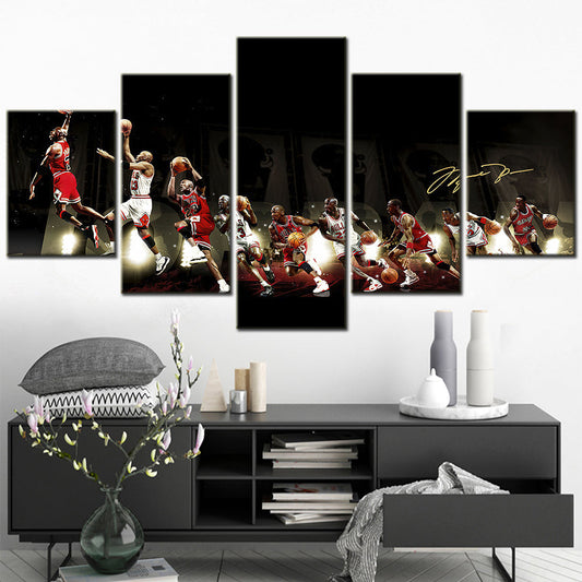 Basketball Canvas Wall Art - BK5024 - Chicago Bulls - Michael Jordan