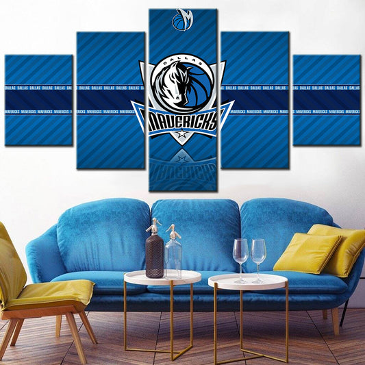Basketball Canvas Wall Art - BK5028 - Dallas Mavericks