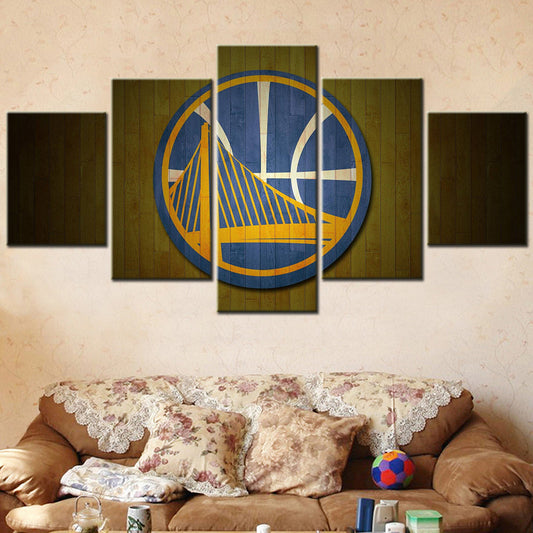 Basketball Canvas Wall Art - BK5031 - Golden State Warriors