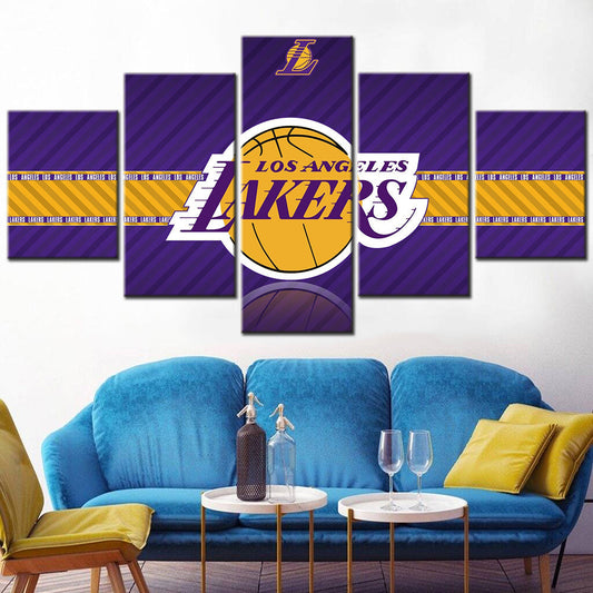 Basketball Canvas Wall Art - BK5032 - Los Angeles Lakers