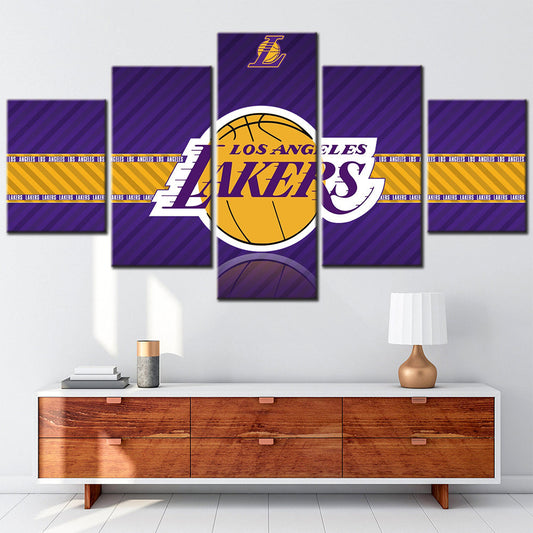 Basketball Canvas Wall Art - BK5032 - Los Angeles Lakers