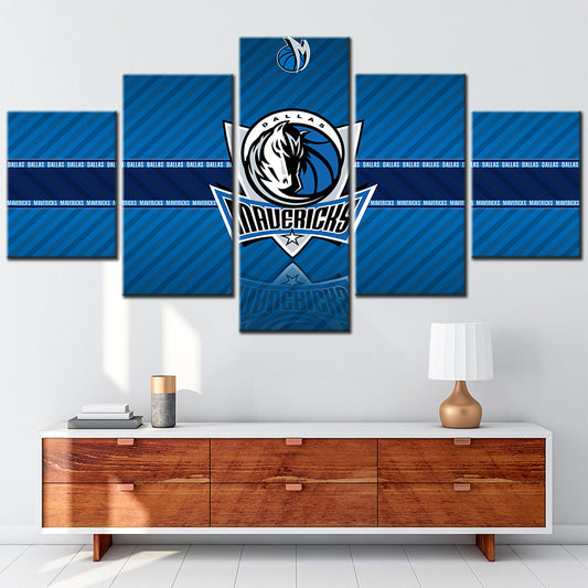 Basketball - 5 Pieces Wall Art - BK5011 - Dallas Mavericks - Basketball Poster - Basketball Canvas