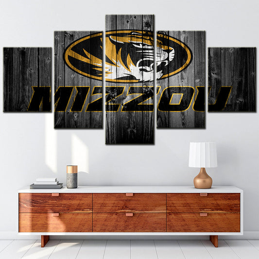 Basketball Canvas Wall Art - BK5014 - Missouri Tigers Men's Basketball