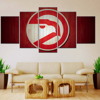 Basketball Wall Art - BK5042 - Atlanta Hawks Sports - Basketball Poster - Basketball Canvas