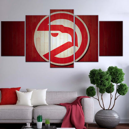 Basketball Wall Art - BK5042 - Atlanta Hawks Sports - Basketball Poster - Basketball Canvas
