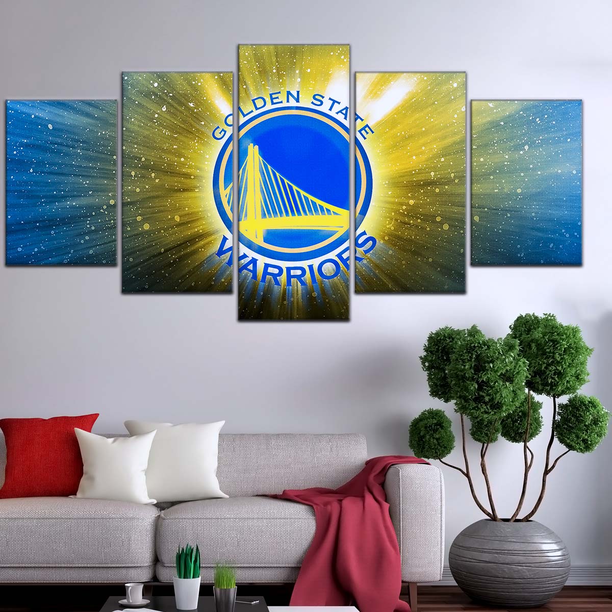 Basketball Wall Art - BK5046 - Golden State Warriors - Basketball Poster - Basketball Canvas