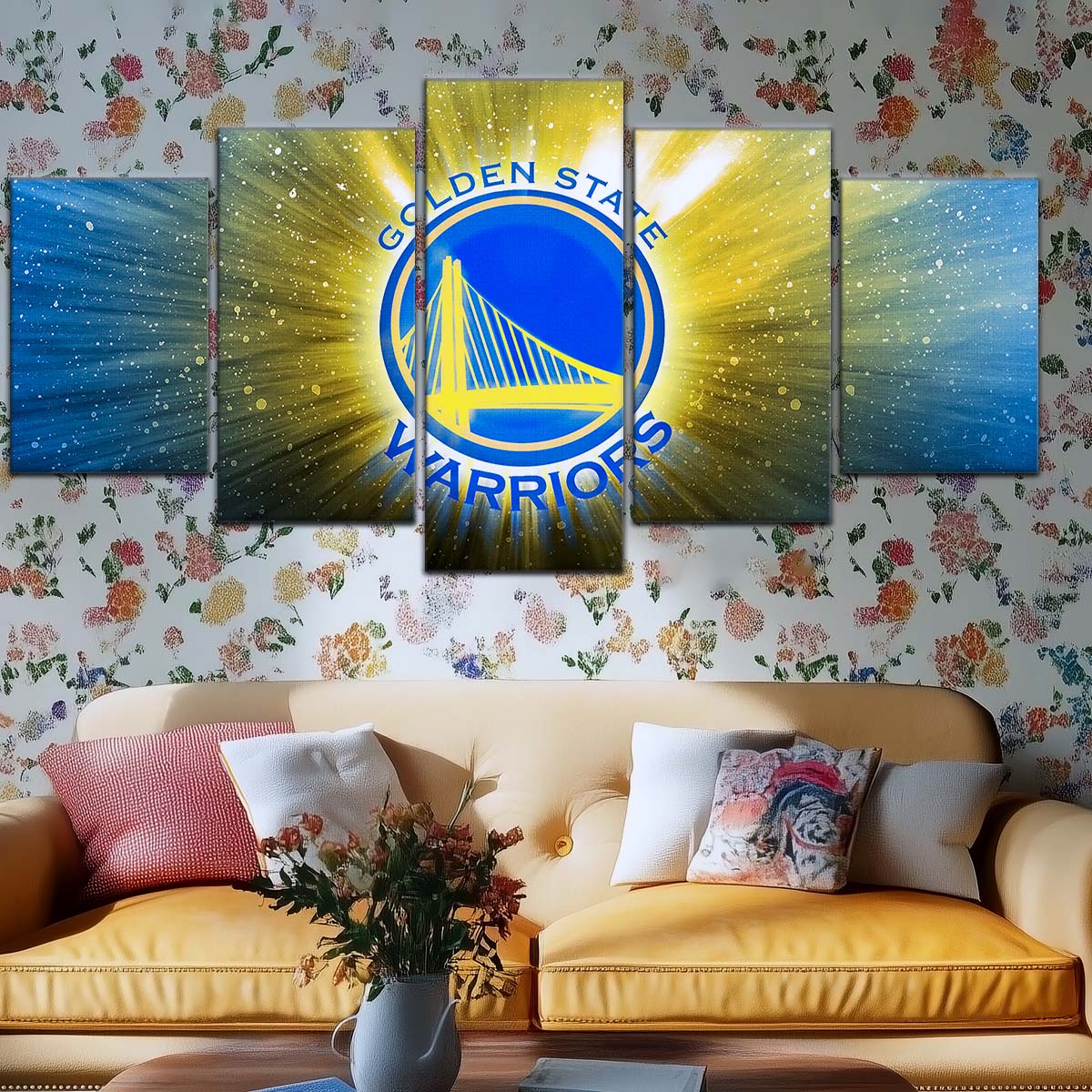 Basketball Wall Art - BK5046 - Golden State Warriors - Basketball Poster - Basketball Canvas