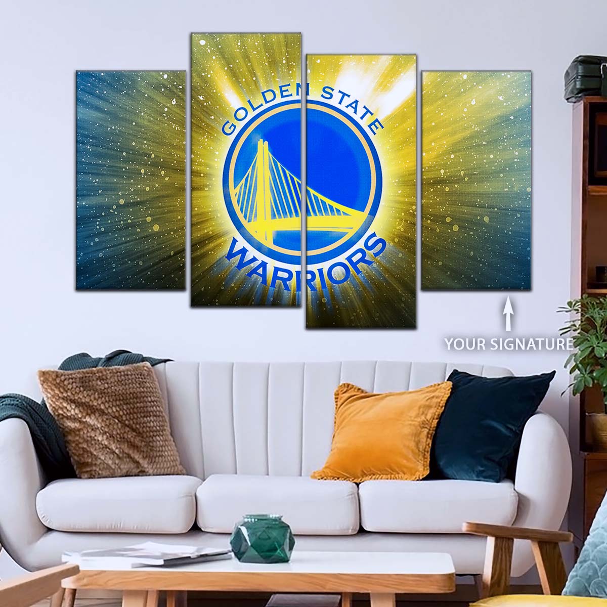 Basketball Wall Art - BK5046 - Golden State Warriors - Basketball Poster - Basketball Canvas