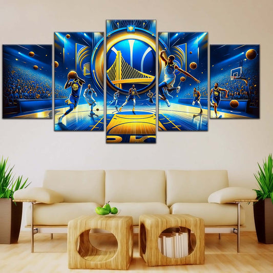 Basketball Wall Art - BK5047 - Golden State Warriors - Basketball Poster - Basketball Canvas