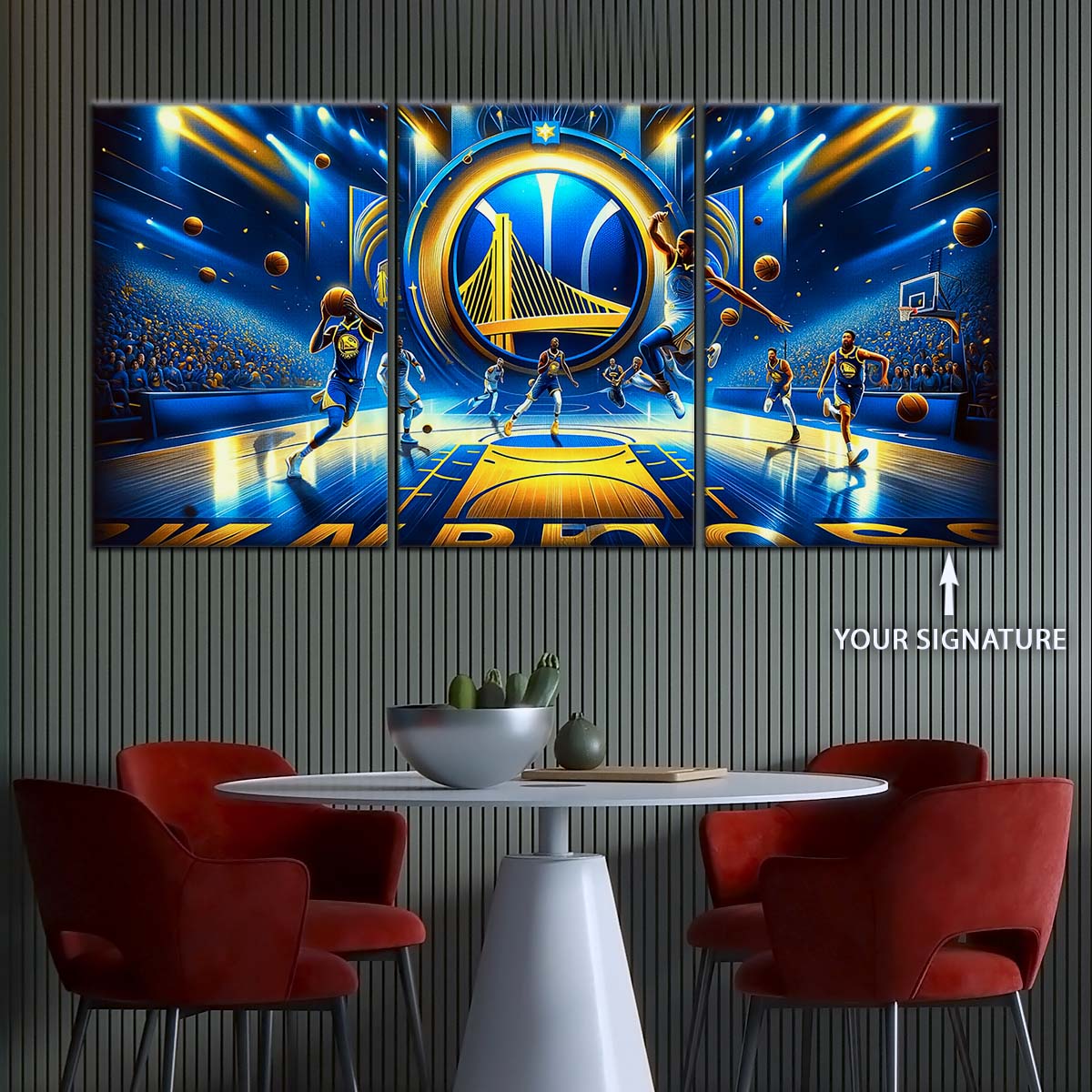 Basketball Wall Art - BK5047 - Golden State Warriors - Basketball Poster - Basketball Canvas