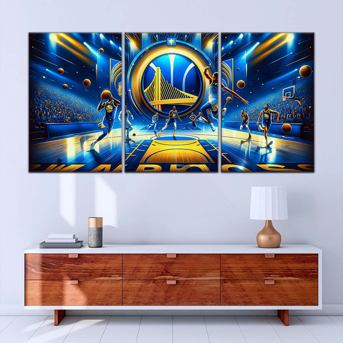Basketball Wall Art - BK5047 - Golden State Warriors - Basketball Poster - Basketball Canvas