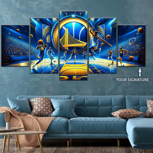 Basketball Wall Art - BK5047 - Golden State Warriors - Basketball Poster - Basketball Canvas