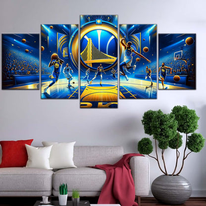 Basketball Wall Art - BK5047 - Golden State Warriors - Basketball Poster - Basketball Canvas