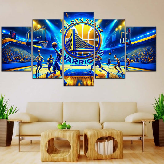 Basketball Wall Art - BK5048 - Golden State Warriors - Basketball Poster - Basketball Canvas
