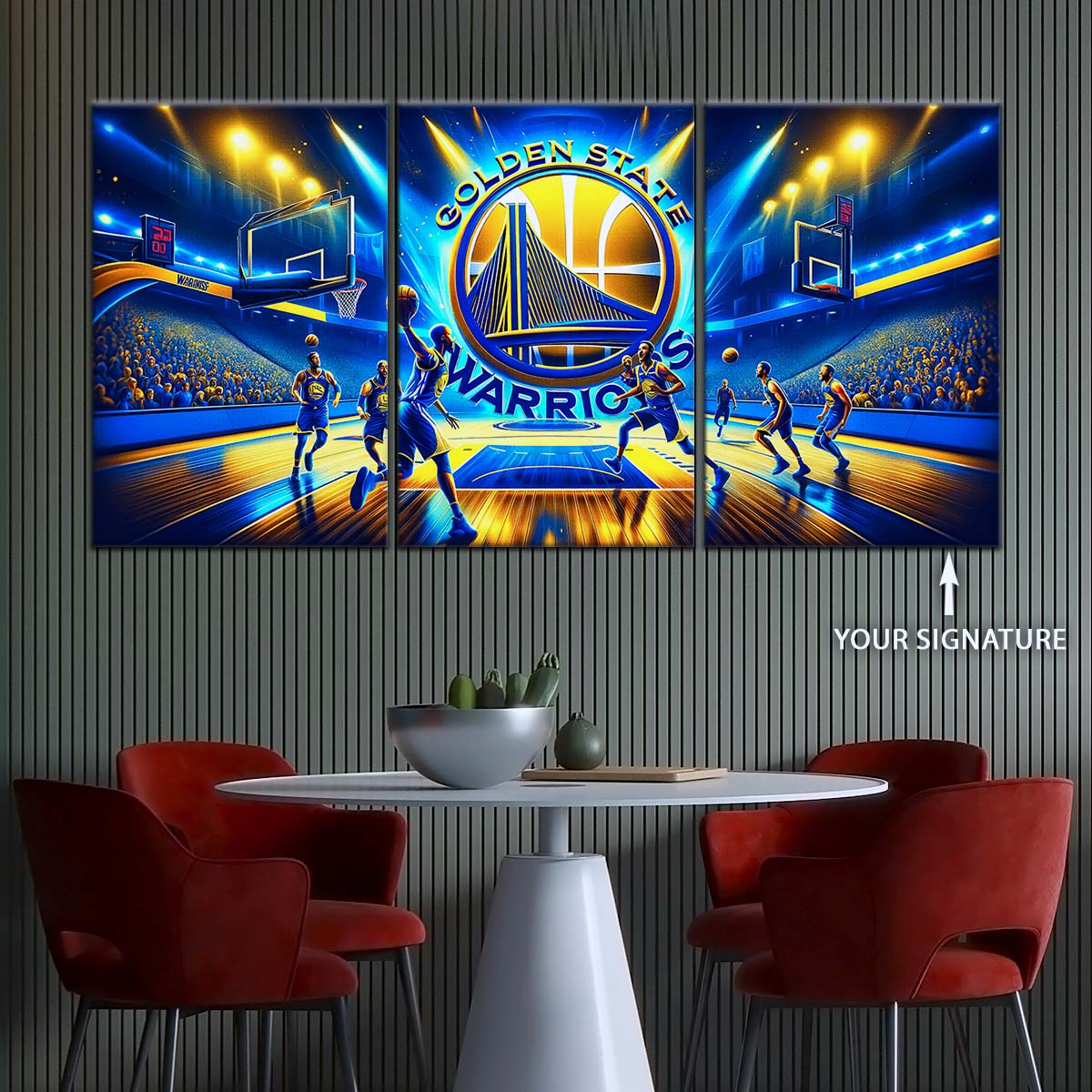 Basketball Wall Art - BK5048 - Golden State Warriors - Basketball Poster - Basketball Canvas