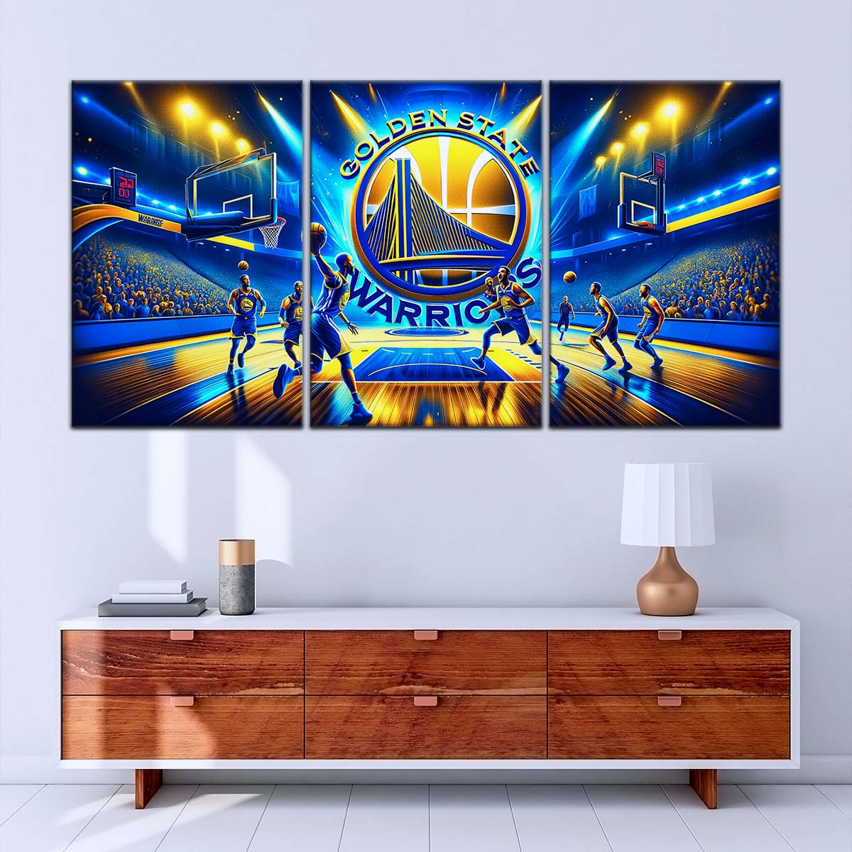 Basketball Wall Art - BK5048 - Golden State Warriors - Basketball Poster - Basketball Canvas