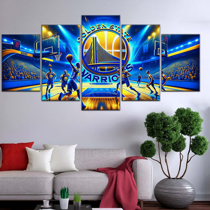 Basketball Wall Art - BK5048 - Golden State Warriors - Basketball Poster - Basketball Canvas