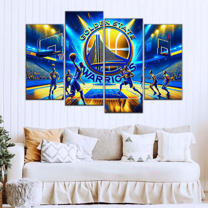 Basketball Wall Art - BK5048 - Golden State Warriors - Basketball Poster - Basketball Canvas
