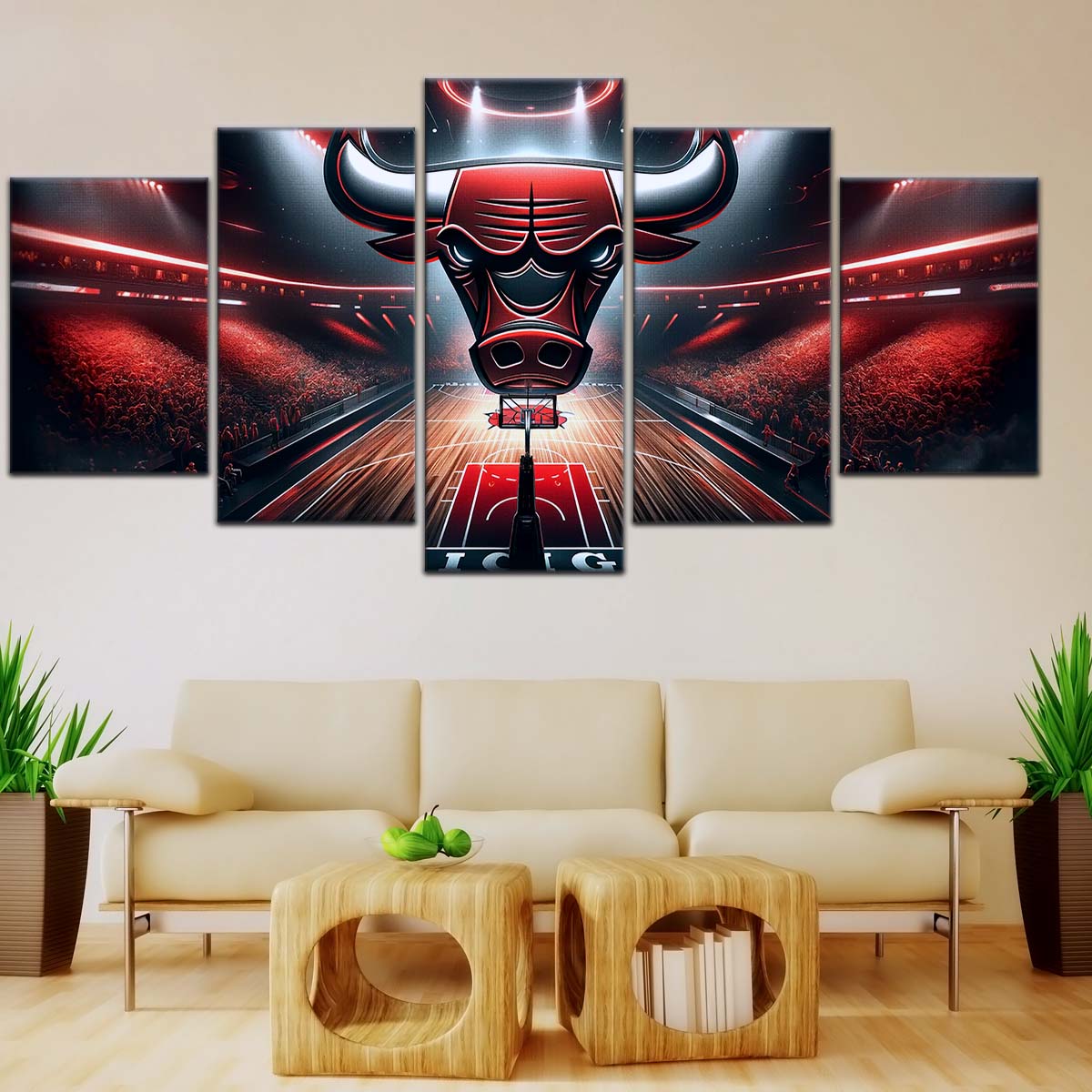 Basketball Wall Art - BK5049 - Chicago Bulls - Basketball Poster - Basketball Canvas
