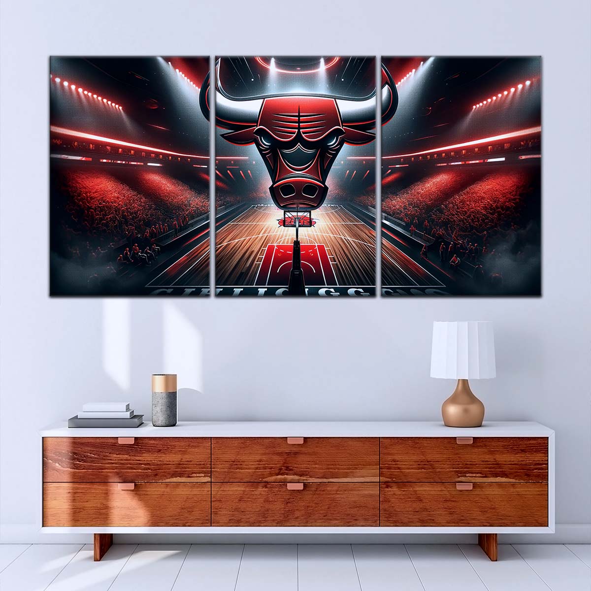 Basketball Wall Art - BK5049 - Chicago Bulls - Basketball Poster - Basketball Canvas