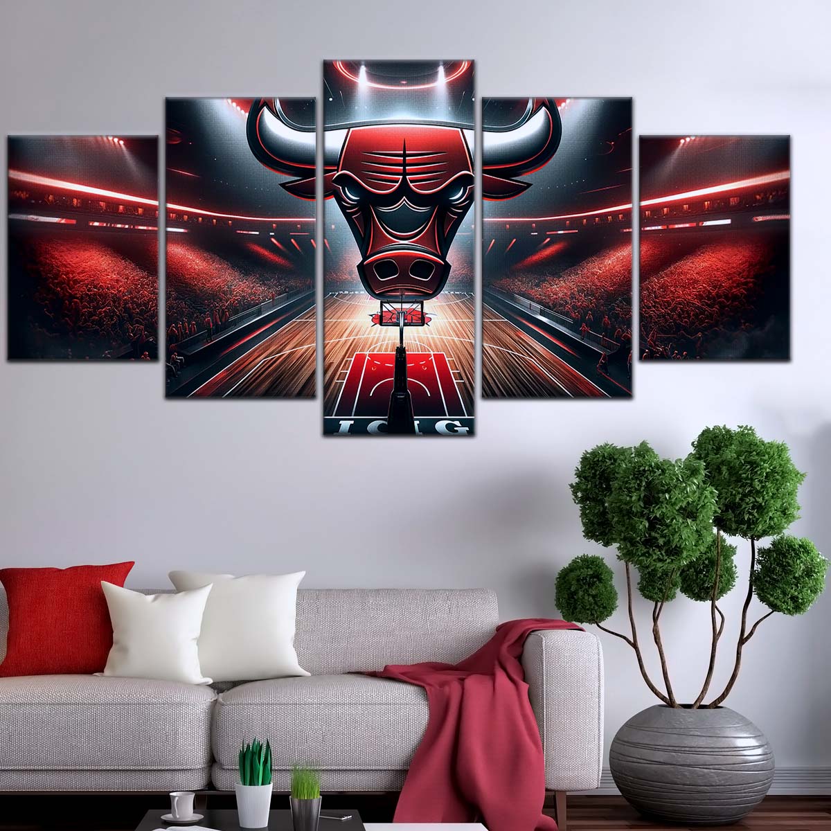Basketball Wall Art - BK5049 - Chicago Bulls - Basketball Poster - Basketball Canvas