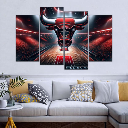 Basketball Wall Art - BK5049 - Chicago Bulls - Basketball Poster - Basketball Canvas