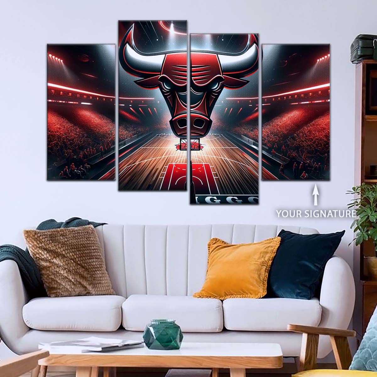 Basketball Wall Art - BK5049 - Chicago Bulls - Basketball Poster - Basketball Canvas