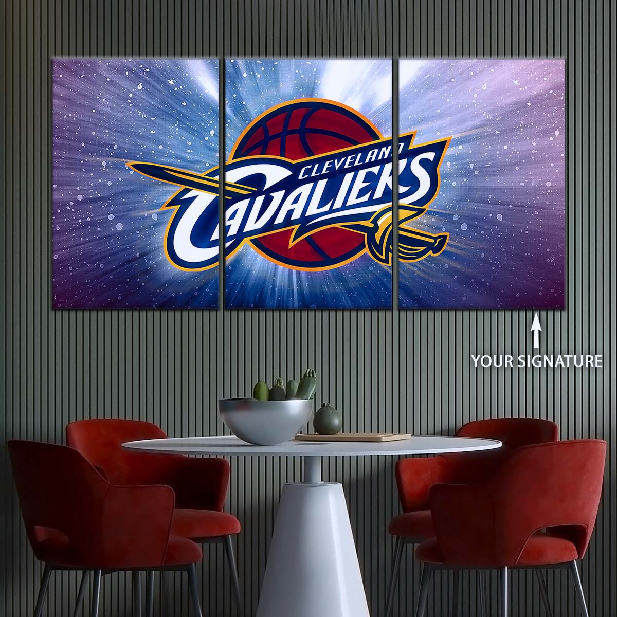 Basketball Canvas Wall Art - BK5051 - Cleveland Cavaliers