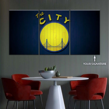Basketball Canvas Wall Art - BK5057 - Golden State Warriors Sports