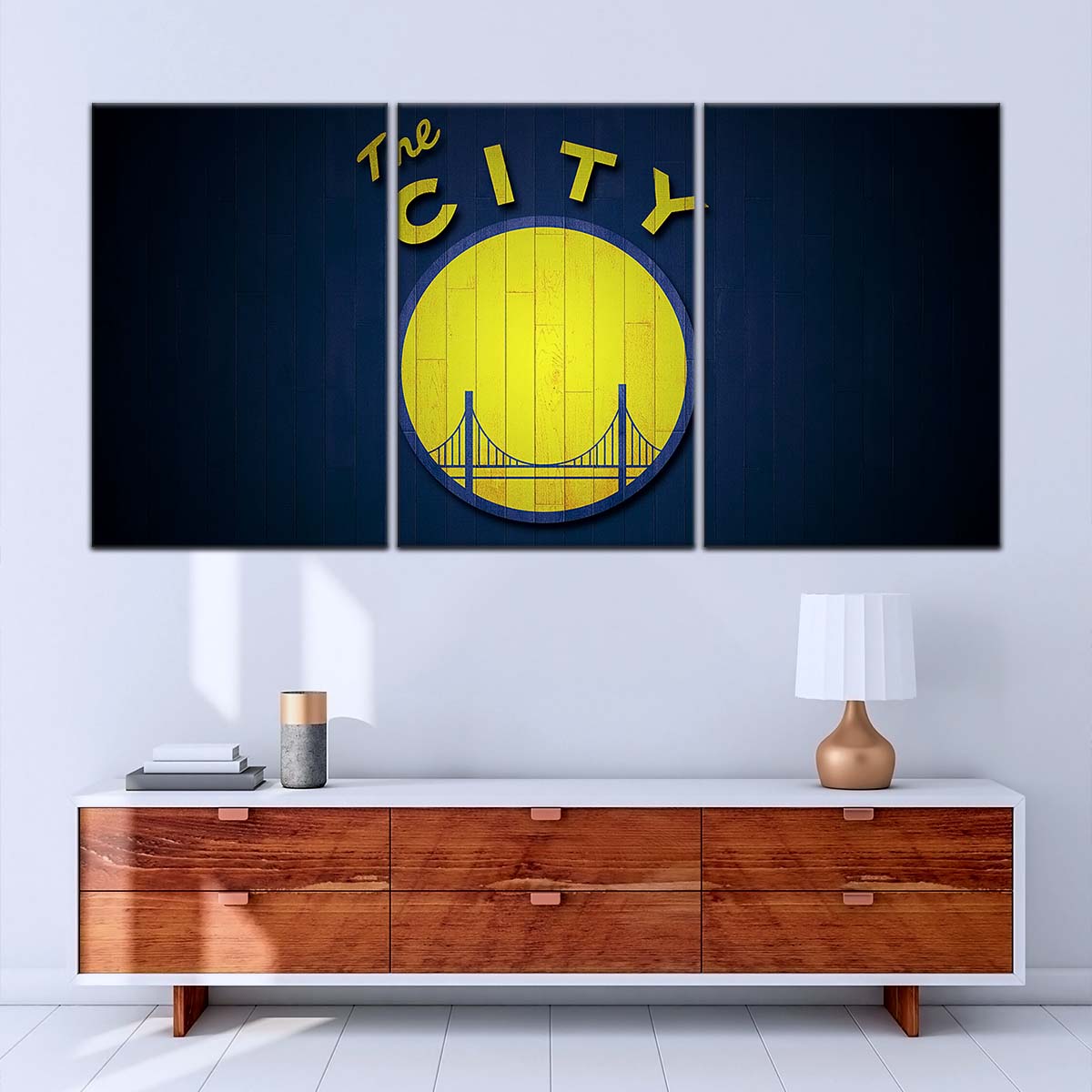 Basketball Canvas Wall Art - BK5057 - Golden State Warriors Sports