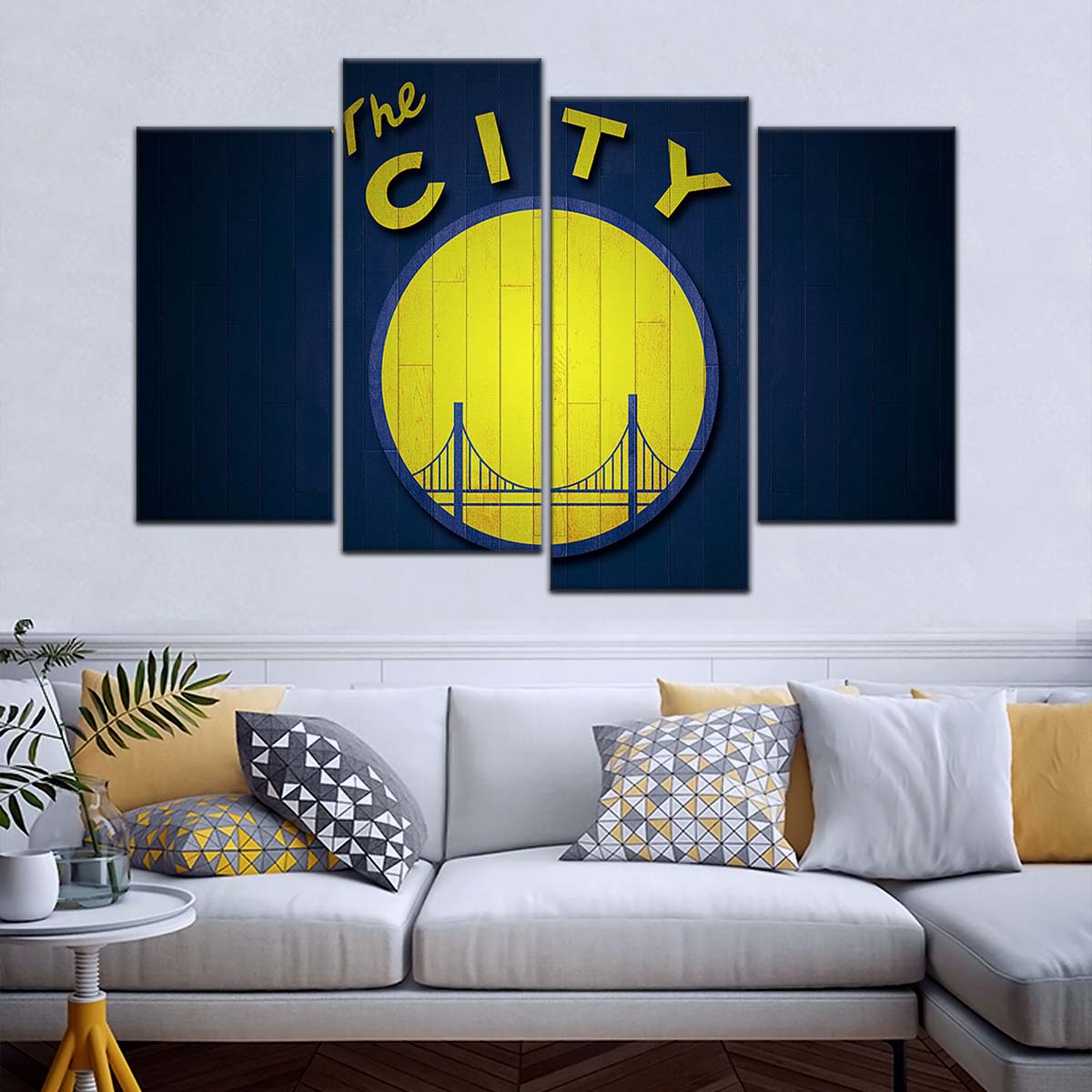 Basketball Canvas Wall Art - BK5057 - Golden State Warriors Sports