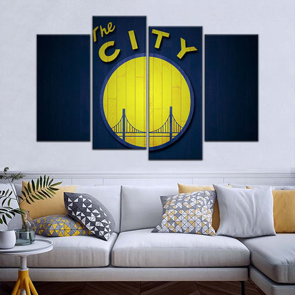 Basketball Canvas Wall Art - BK5057 - Golden State Warriors Sports