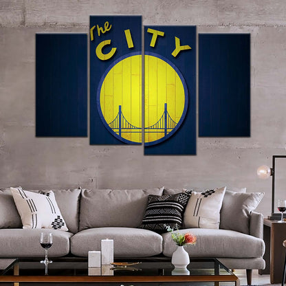Basketball Canvas Wall Art - BK5057 - Golden State Warriors Sports