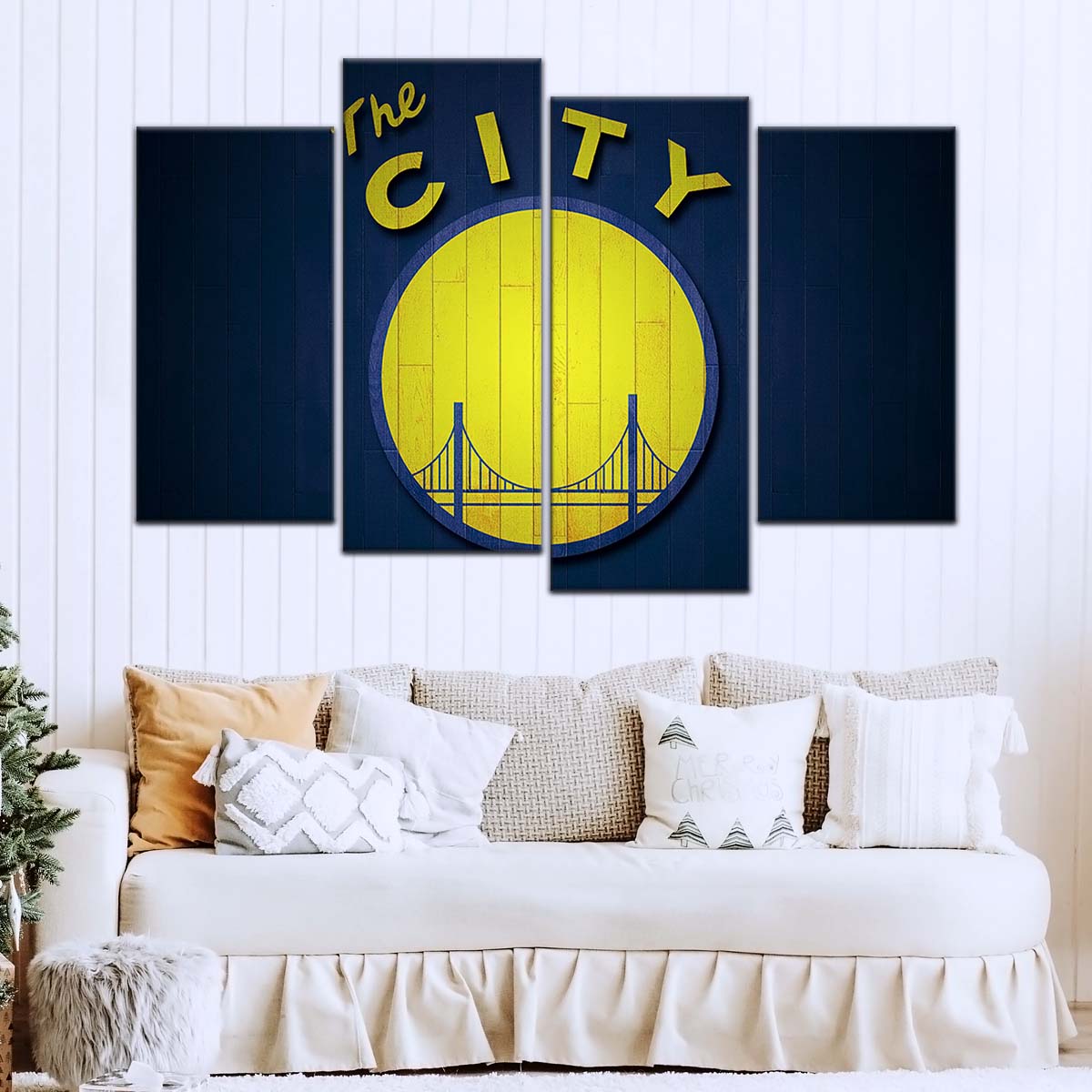Basketball Canvas Wall Art - BK5057 - Golden State Warriors Sports