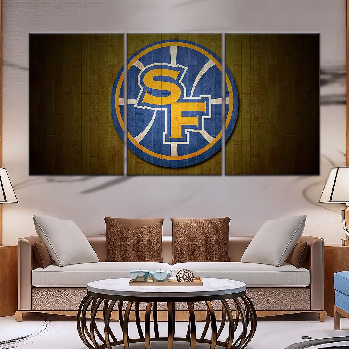 Basketball Canvas Wall Art - BK5059 - Golden State Warriors Sports