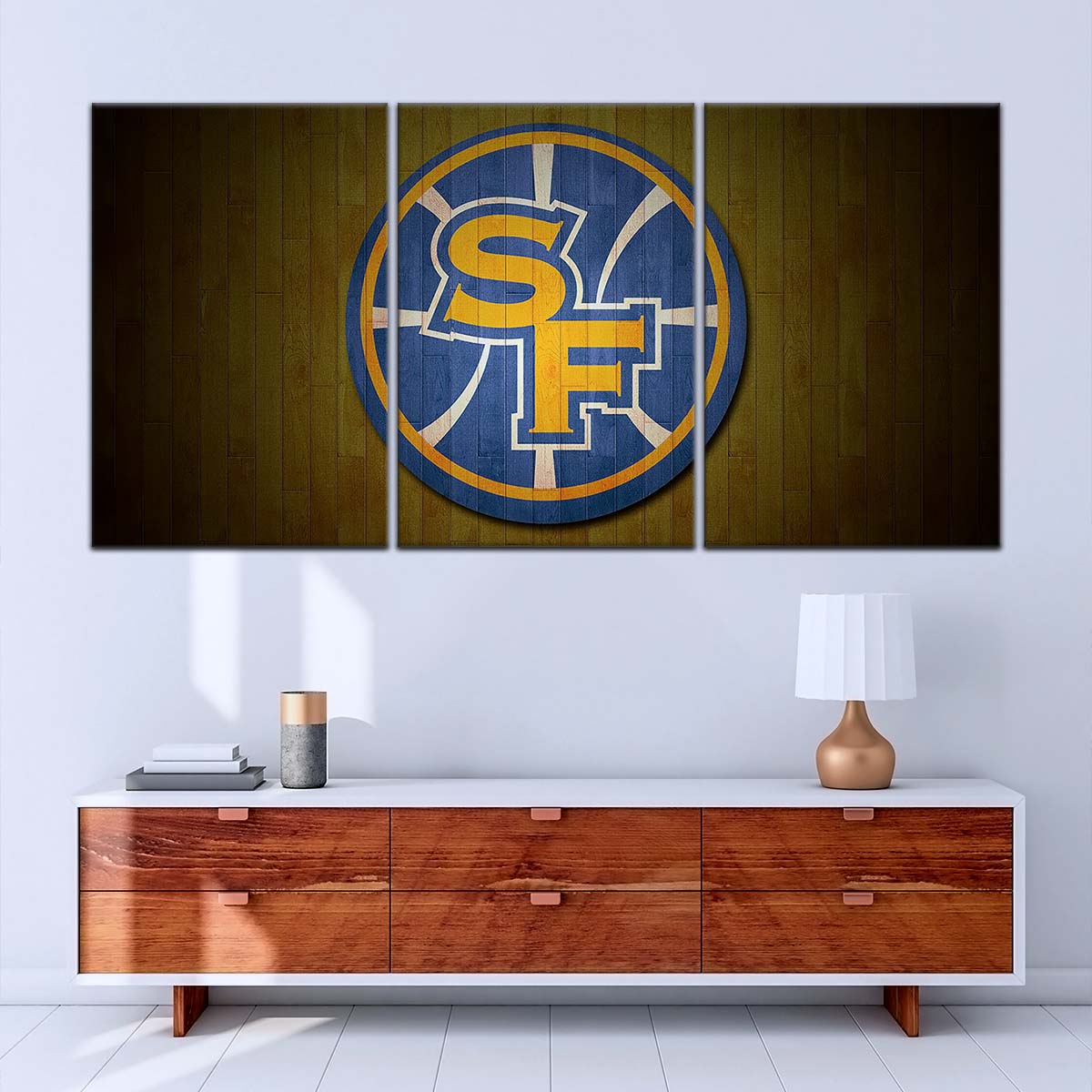 Basketball Canvas Wall Art - BK5059 - Golden State Warriors Sports