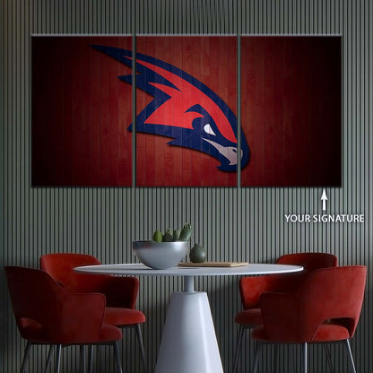 Basketball Canvas Wall Art - BK5064 - Atlanta Hawks Sports