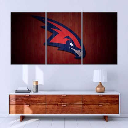 Basketball Canvas Wall Art - BK5064 - Atlanta Hawks Sports