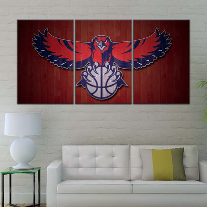 Basketball Canvas Wall Art - BK5065 - Atlanta Hawks Sports