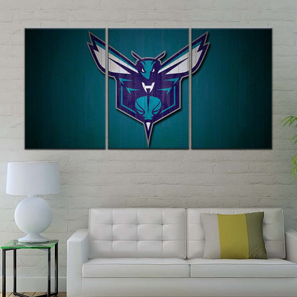Basketball Canvas Wall Art - BK5066 - Charlotte Hornets Sports