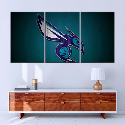 Basketball Canvas Wall Art - BK5067 - Charlotte Hornets Sports
