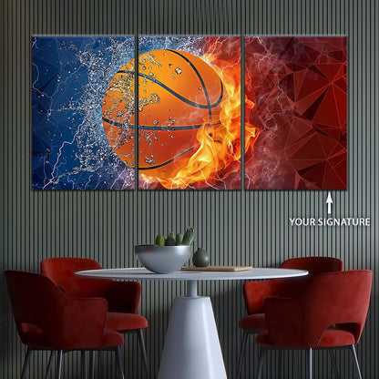 Basketball Canvas Wall Art - BK5070 - Dynamic Basketball