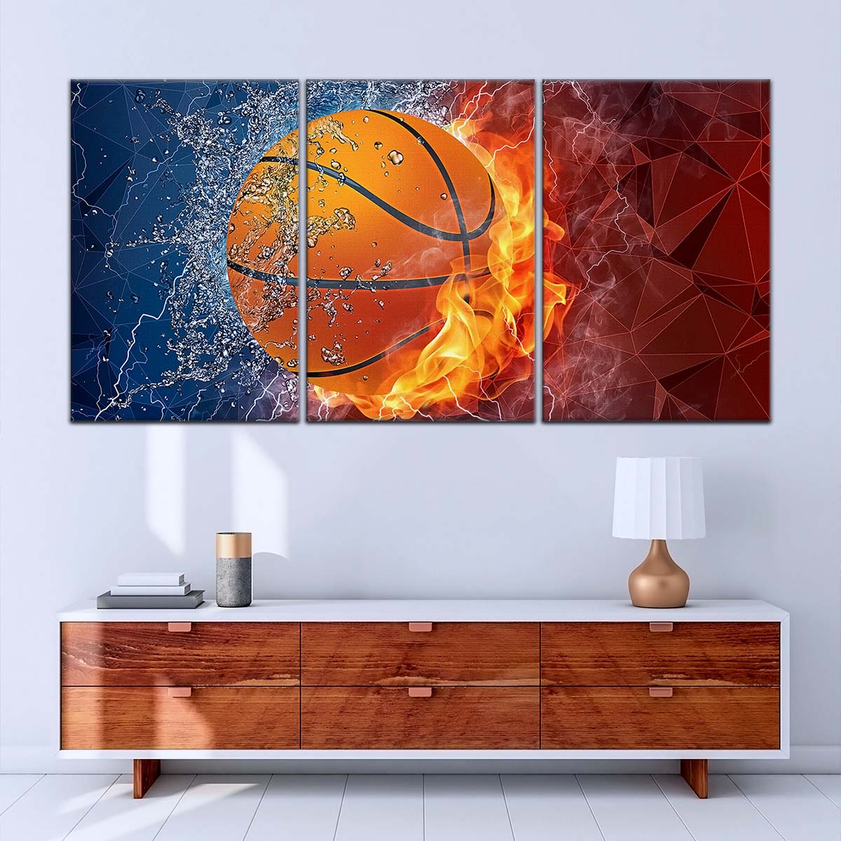 Basketball Canvas Wall Art - BK5070 - Dynamic Basketball