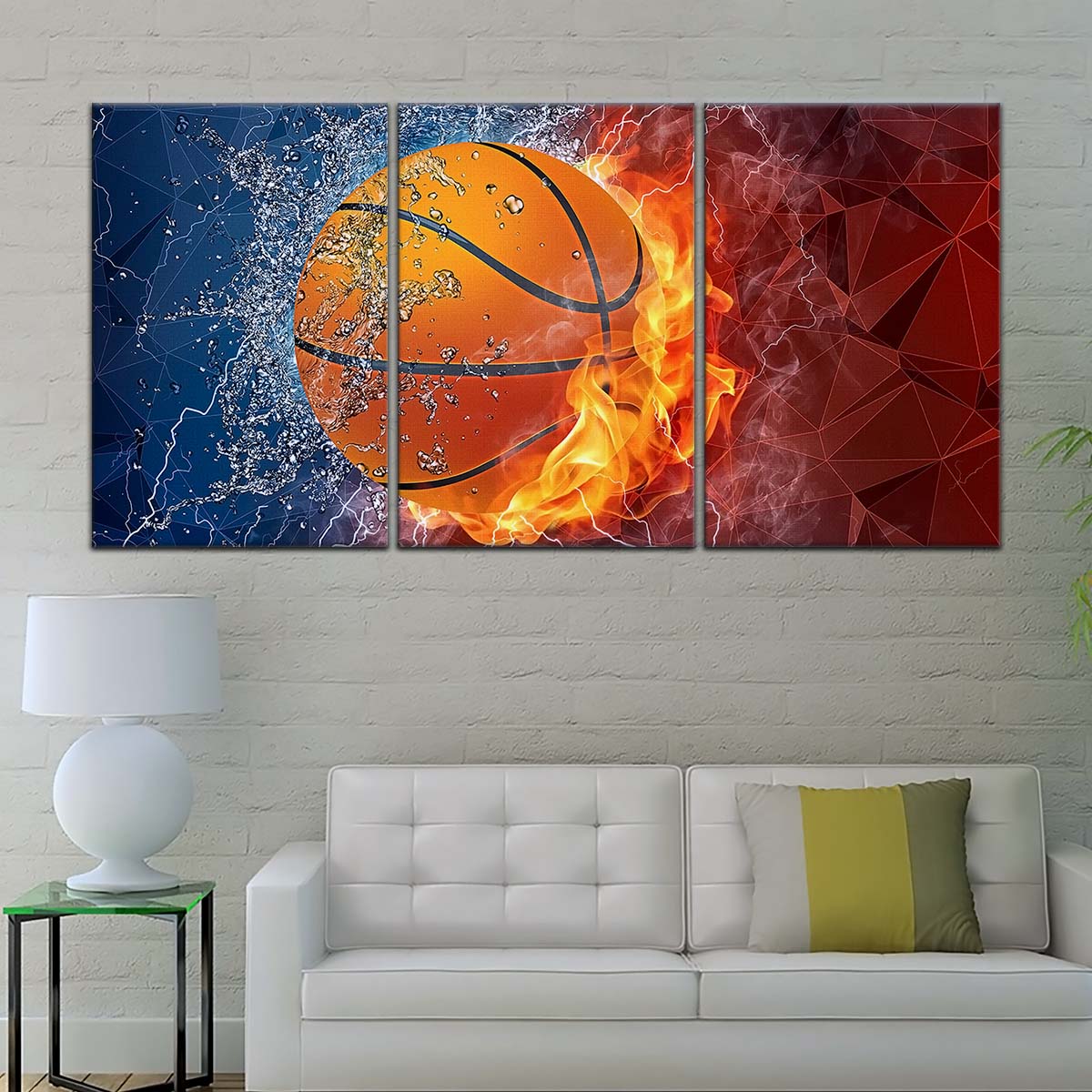 Basketball Canvas Wall Art - BK5070 - Dynamic Basketball