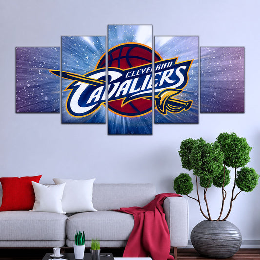 Basketball Canvas Wall Art - BK5051 - Cleveland Cavaliers