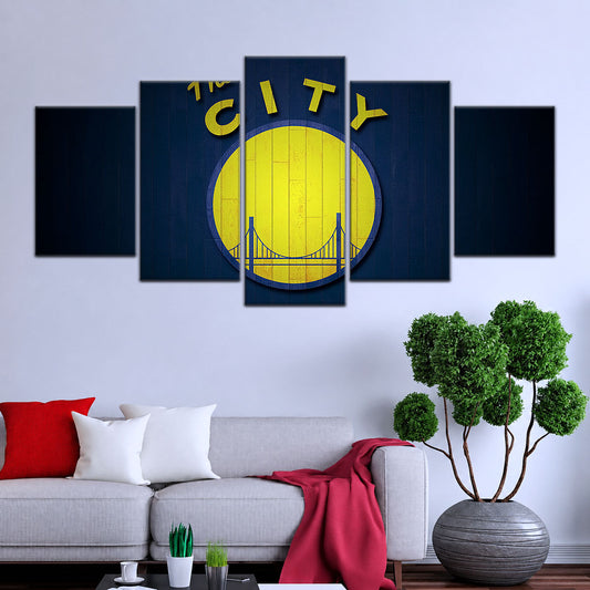 Basketball Canvas Wall Art - BK5057 - Golden State Warriors Sports