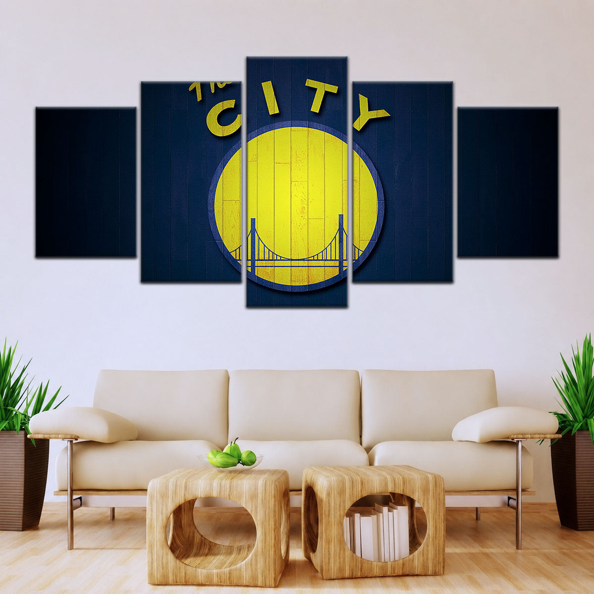 Basketball Canvas Wall Art - BK5057 - Golden State Warriors Sports